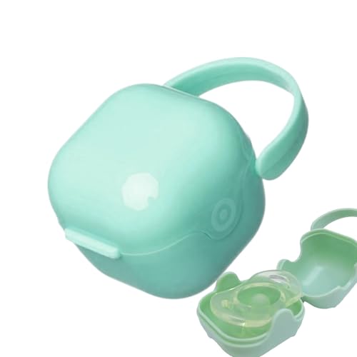 Ziennhu Schnullerhalter, Lutscherbox, Reise-Schnullerbox, tragbar, Schnullerhalter, Behälter für Schnuller-Zubehör, grün, Se référer au descriptif, Siehe Beschreibung von Ziennhu