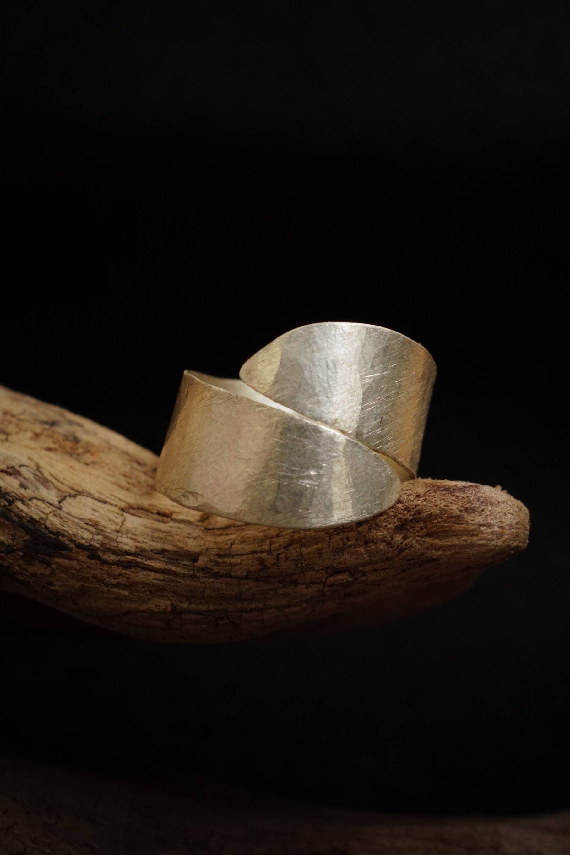 Ring Silber 925 Silberring Breit Größenverstellbar Ring Silber 925 Silberring Breit Größenverstellbar von ZierdeUndBegierde