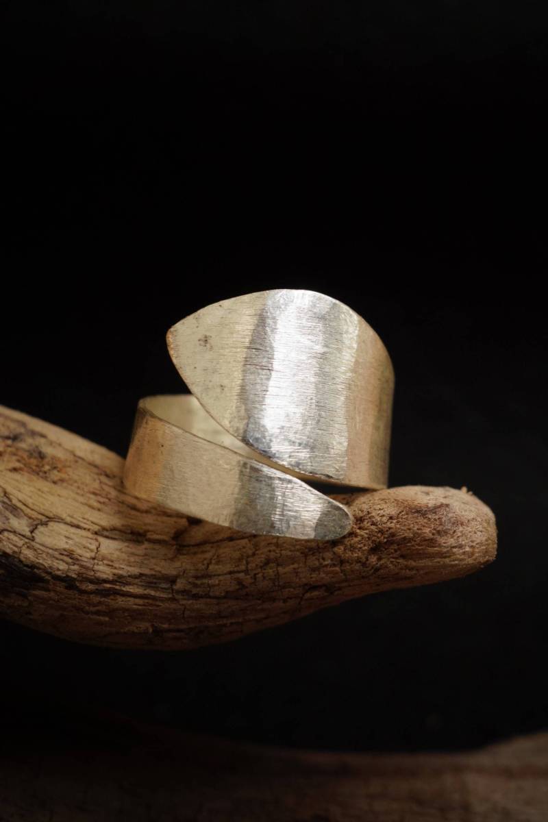 Ring Silber 925 Silberring Breit Größenverstellbar Ring Silber 925 Silberring Breit Größenverstellbar von ZierdeUndBegierde