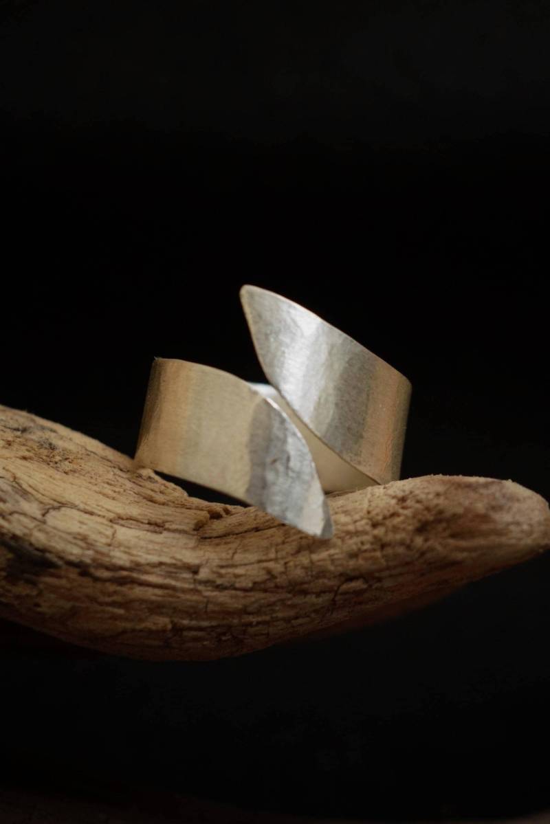 Ring Silber 925 Silberring Breit Größenverstellbar Ring Silber 925 Silberring Breit Größenverstellbar von ZierdeUndBegierde