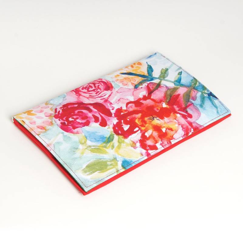 Aquarell Clutch Brautjungfer Rote Rosendruck Blumentasche Party Designer Handtaschen Für Frauen Hochzeit Tasche Kleine Geldbörse Geburtstagsgeschenk von ZierpuppeBag