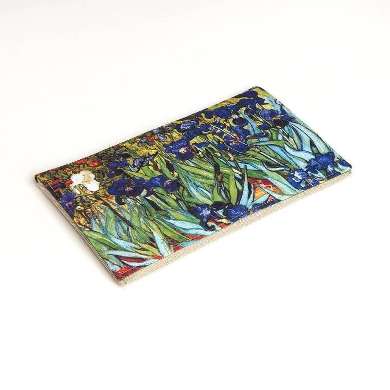 Van Gogh Iris Kunst Tasche Geburtstagsgeschenk Blumendruck Clutch Kleine Geldbörse Kunstlehrer Geschenk Abendtasche Designer Handtaschen Made in von ZierpuppeBag