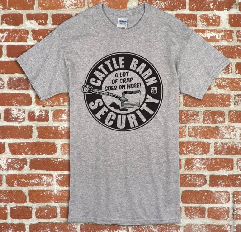 Scheune Sicherheit Unisex T-Shirt Mit Rinder Schafe Ziege Pferd Schwein Lama Alpaka Eindruck von ZietlowsCustomSigns