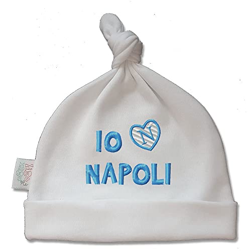 Zigozago - Babymütze Ich Liebe Napoli - Größe 0-6 Monate von Zigozago