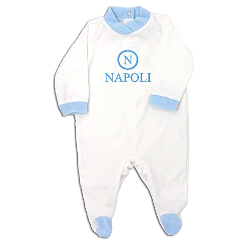 Zigozago - "Napoli - Baby Jungen Overall Einteiler Strampler mit Fuss aus Baumwolle Samt GRÖSSE 0 Monate - Baby Länge (von Kopf bis Fuß): 50 - Farbe: Blau von Zigozago