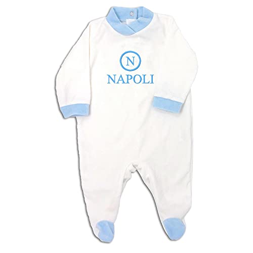 Zigozago - "Napoli - Baby Jungen Overall Einteiler Strampler mit Fuss aus Baumwolle Samt GRÖSSE 3/6 Monate - Baby Länge (von Kopf bis Fuß): 62-68 - Farbe: Blau von Zigozago