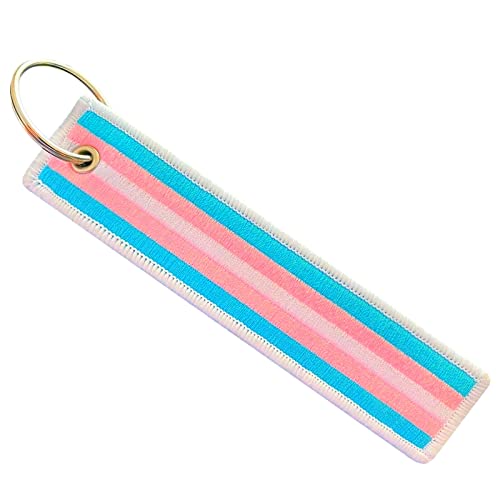Zigvert Transgender Pride Flagge Schlüsselanhänger, Transgender Schlüsselanhänger, Zubehör für Schlüssel, Tasche, Autos, Motorräder, Gepäck, Transgender stolze Liebe, Transgender, Medium Zigvert Transgender Pride Flagge Schlüsselanhänger, Transgender Schlüsselanhänger, Zubehör für Schlüssel, Tasche, Autos, Motorräder, Gepäck, Transgender stolze Liebe, Transgender, Medium von Zigvert