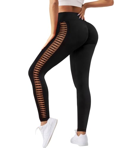 Zilams Scrunch Butt Leggings Damen Push Up Booty Sport Leggings High Waist Blickdicht Leggins Sporthose Seamless Gym Leggings für Yoga Fitness Workout Joggen von Zilams