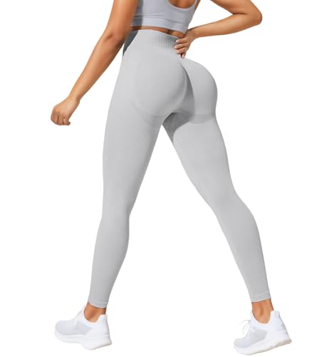 Zilams Scrunch Butt Sport Leggings Damen High Waist Gym Leggins Push Up Blickdicht Booty Leggings Nahtlose Sportleggins Seamless für Yoga Fitness Workout Sporthose von Zilams