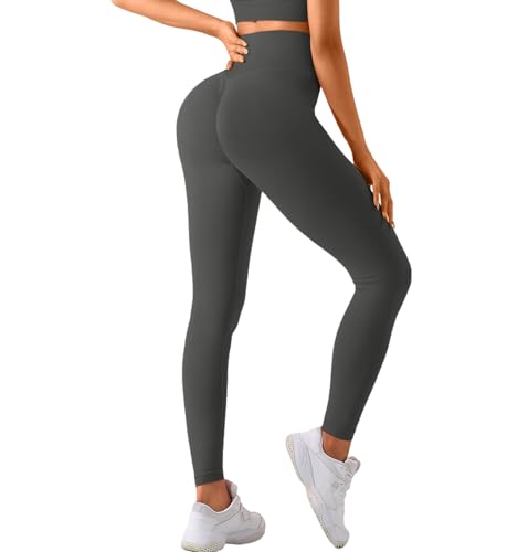 Zilams Sport Leggings Damen Booty Scrunch Butt Push Up High Waist Sporthose Blickdicht Seamless Gym Leggings für Yoga Fitness Workout Joggen von Zilams