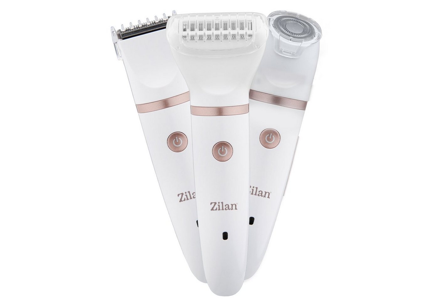 Zilan Epilierer ZLN-8740 Rasierer, Aufsätze: 3 St., IPx7 Wasserdicht,Kabellose Bedienung,Schnelles Aufladen,Reisesperre Zilan Epilierer ZLN-8740 Rasierer, Aufsätze: 3 St., IPx7 Wasserdicht,Kabellose Bedienung,Schnelles Aufladen,Reisesperre von Zilan