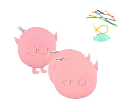 3 Stück Silikon-Geldbörse für Kinder, kleine Kleingeldbörse für Kinder, Elfen-Münzgeldbörse, Pink, Lustige Münzbörse für Kinder 3 Stück Silikon-Geldbörse für Kinder, kleine Kleingeldbörse für Kinder, Elfen-Münzgeldbörse, Pink, Lustige Münzbörse für Kinder von Zilmow