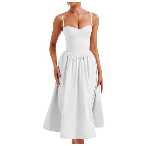 Korsett Kleid Damen Kleider Sommer Langes Kleid Ärmellose Boot Hals Korsett Bustier Midi Kleid Hochzeit Cocktail Brautkleid Spaghetti Kleider Prinzessin Brautjungfer Kleid Korsett Kleid Damen Kleider Sommer Langes Kleid Ärmellose Boot Hals Korsett Bustier Midi Kleid Hochzeit Cocktail Brautkleid Spaghetti Kleider Prinzessin Brautjungfer Kleid von Zilosconcy