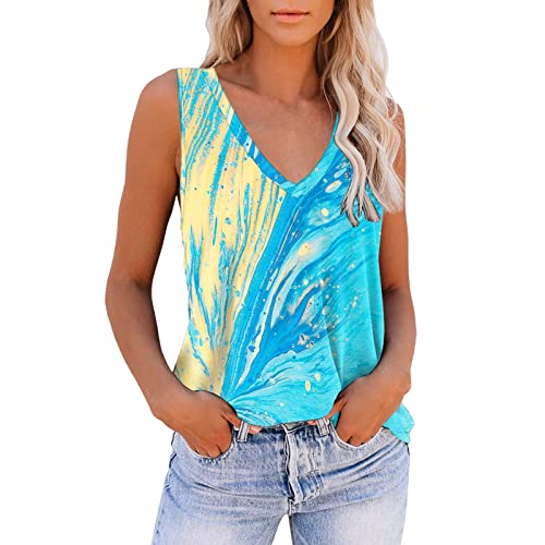 Sexy Tank Top Crop Tops Drucken Slim fit Sommer Oberteile Damen Tunika Damen Sexy Tank Top ärmellose T Shirt Vest Tshirt Damen Kurzarm Camisole Oberteile Basic Shirt Blusentop Strick Weste Top von Zilosconcy