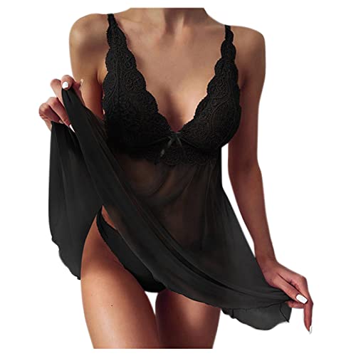 Zilosconcy Erotik Unterwäsche und Slip Sex Dessous für Die Frau Erotische Nachthemden Sexy Unterwäsche für Frau Dessous Damen Sexy Set Cosplay NachtwäSche Reizwäsche Set Erotische Dessous Sets von Zilosconcy