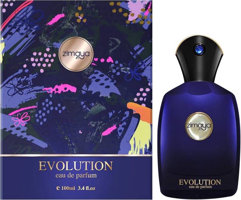 Zimaya Eau de Parfum Evolution Unisex Damen & Herren EDP Spray, ZIMAYA, Damenparfüm, Glasflakon, Herrenparfüm, Unisexduft von Zimaya
