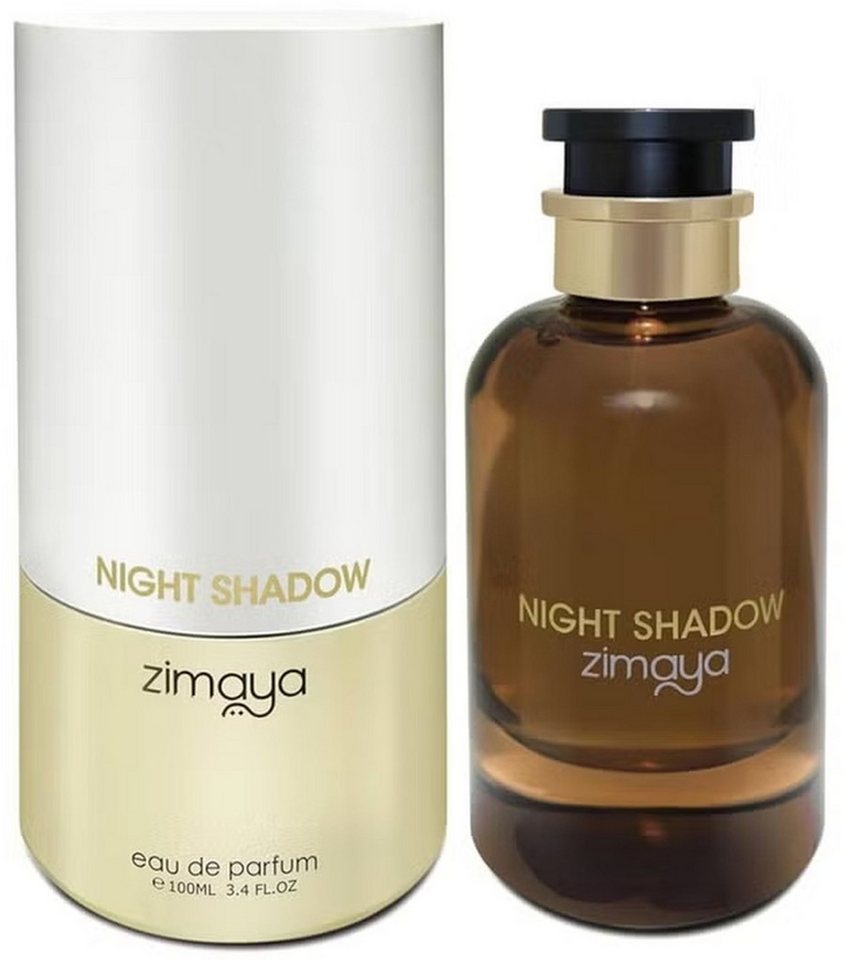 Zimaya Eau de Parfum Night Shadow Unisex Damen & Herren EDP Spray, ZIMAYA, Damenparfüm, Glasflakon, Herrenparfüm, Unisexduft Zimaya Eau de Parfum Night Shadow Unisex Damen & Herren EDP Spray, ZIMAYA, Damenparfüm, Glasflakon, Herrenparfüm, Unisexduft von Zimaya
