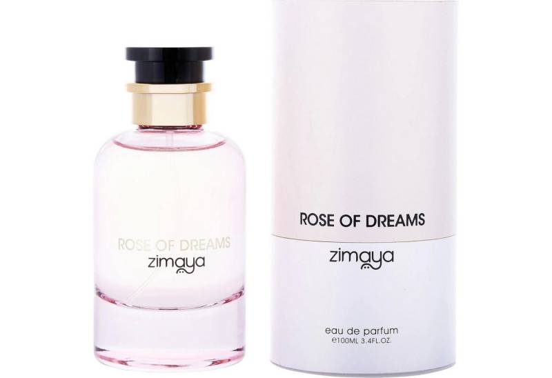 Zimaya Eau de Parfum Rose of Dreams Unisex Damen & Herren EDP Spray, ZIMAYA, Damenparfüm, Glasflakon, Herrenparfüm, Unisexduft von Zimaya