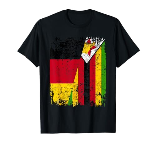 SIMBABWE DEUTSCHLAND Flagge | Damen Herren Kinder | Simbabwe T-Shirt SIMBABWE DEUTSCHLAND Flagge | Damen Herren Kinder | Simbabwe T-Shirt von Zimbabwe Family Shop