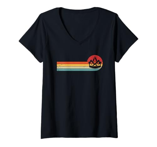 Damen Zimmermann Zunftzeichen Zimmerer T-Shirt mit V-Ausschnitt Damen Zimmermann Zunftzeichen Zimmerer T-Shirt mit V-Ausschnitt von Zimmerer Zunftzeichen Handwerker Zunft