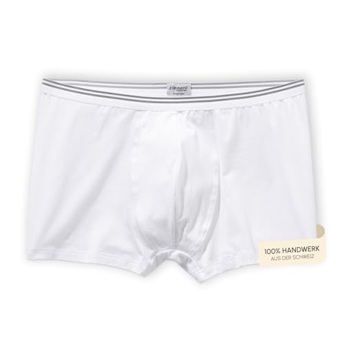 Zimmerli Boxer Pure Comfort - Boxershorts Herren - aus Pima-Baumwolle - Pflegeleicht & Edel - Weiß - für Pures Wohlgefühl - Qualität aus der Schweiz - Größe M von Zimmerli