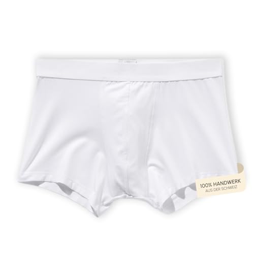 Zimmerli Boxer Pureness - Boxershorts Herren - aus Modal - Pflegeleicht & Edel - Weiß - für Pures Wohlgefühl - Qualität aus der Schweiz - Größe L von Zimmerli