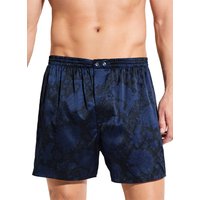 Zimmerli Herren Boxershorts blau Seide gemustert von Zimmerli