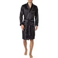 Zimmerli Herren Hausmantel grau Seide gemustert von Zimmerli