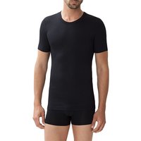 Zimmerli Herren T-Shirt schwarz Viskose unifarben von Zimmerli