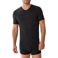 Zimmerli Herren T-Shirt schwarz Viskose unifarben von Zimmerli