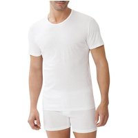 Zimmerli Herren T-Shirt weiß Baumwolle unifarben von Zimmerli