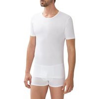 Zimmerli Herren T-Shirt weiß Baumwolle unifarben von Zimmerli