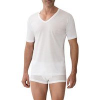 Zimmerli Herren T-Shirt weiß Baumwolle unifarben von Zimmerli