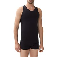 Zimmerli Herren Tanktop schwarz Baumwolle unifarben von Zimmerli