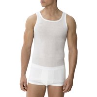 Zimmerli Herren Tanktop weiß Baumwolle unifarben von Zimmerli