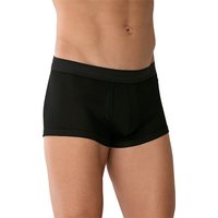 Zimmerli Herren Trunk Schwarz Baumwolle unifarben von Zimmerli
