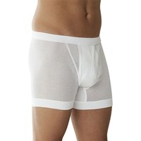 Zimmerli Herren Trunk weiß Baumwolle unifarben von Zimmerli