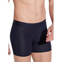 Zimmerli Herren Trunk blau Viskose/Modal unifarben von Zimmerli