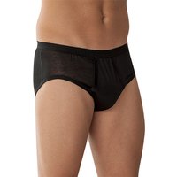Zimmerli Herren Slip schwarz Merc. Baumwolle unifarben von Zimmerli