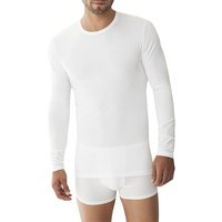 Zimmerli Herren Longsleeve weiß Viskose unifarben von Zimmerli