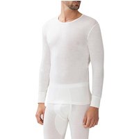 Zimmerli Herren Longsleeve weiß Wool unifarben von Zimmerli