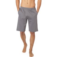 Zimmerli Herren Pyjamashorts grau Jersey-Baumwolle unifarben von Zimmerli