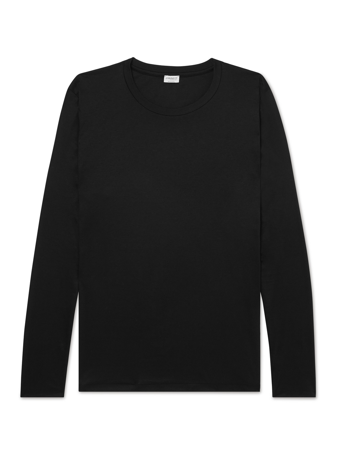 Zimmerli - Sea Island Cotton-Jersey T-Shirt - Men - Black - XL von Zimmerli