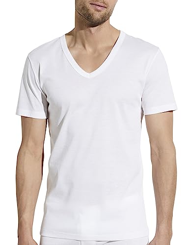 Zimmerli T-Shirt Kurzarm V-Ausschnitt Business Class White XL von Zimmerli