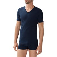 Zimmerli Herren T-Shirt blau Baumwolle & Mix unifarben von Zimmerli