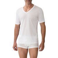 Zimmerli Herren T-Shirt weiß Baumwolle unifarben von Zimmerli