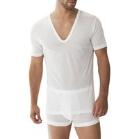 Zimmerli Herren T-Shirt weiß Baumwolle unifarben von Zimmerli