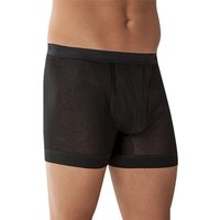 Zimmerli Herren Boxer Short schwarz Merc. Baumwolle unifarben von Zimmerli