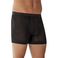 Zimmerli Herren Trunk schwarz Baumwolle unifarben von Zimmerli