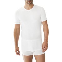 Zimmerli Herren T-Shirt weiß Viskose unifarben von Zimmerli